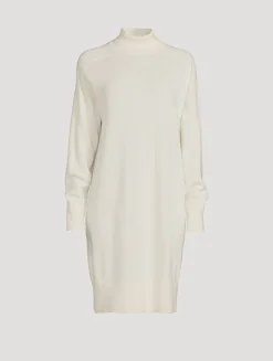 Cashmere Turtleneck Sweater Dress
