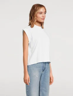 Caspen Cap-Sleeve T-Shirt