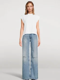 Caspen Cap-Sleeve T-Shirt