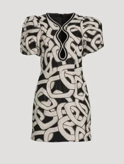 Catena Jacquard Mini Dress