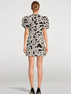 Catena Jacquard Mini Dress