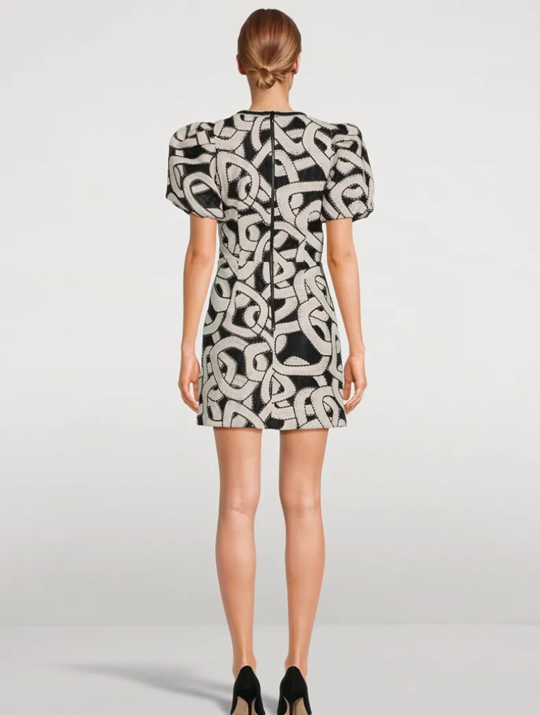 Catena Jacquard Mini Dress
