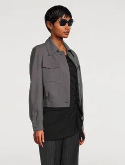 CD Chain M1U Square Sunglasses