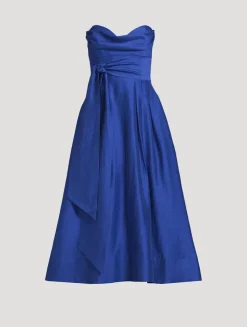 Cera Strapless Midi Dress