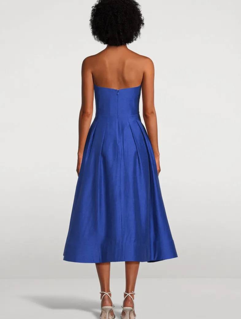Cera Strapless Midi Dress