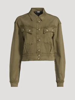 Cerra Cropped Denim Jacket