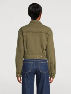 Cerra Cropped Denim Jacket