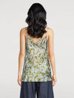 Chai Embellished Silk Cami