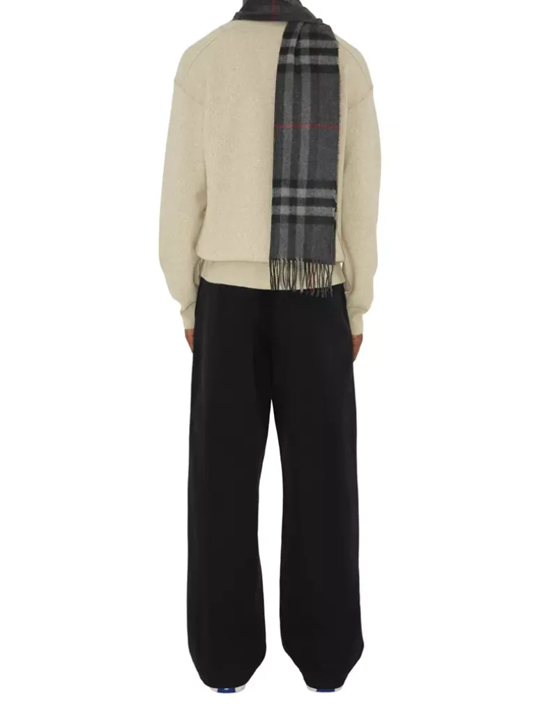 Check Cashmere Scarf