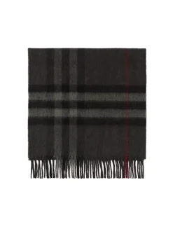 Check Cashmere Scarf