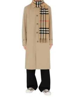 Check Cashmere Scarf