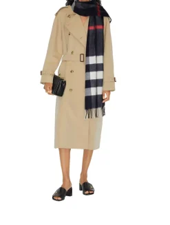 Check Cashmere Scarf