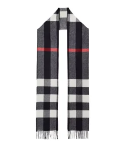 Check Cashmere Scarf