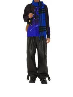 Check Cashmere Scarf