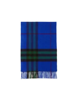 Check Cashmere Scarf
