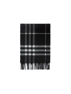 Check Cashmere Scarf