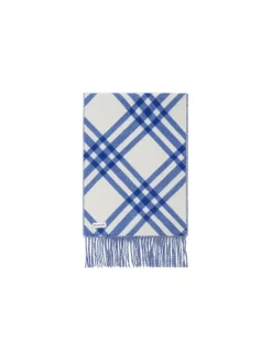 Check Cashmere Scarf