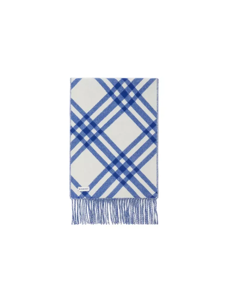 Check Cashmere Scarf