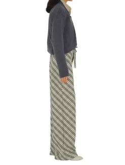 Check Cotton Pyjama Trousers