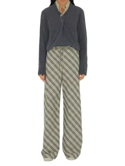 Check Cotton Pyjama Trousers