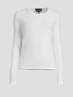 Check Jacquard Sweater