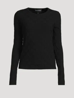 Check Jacquard Sweater