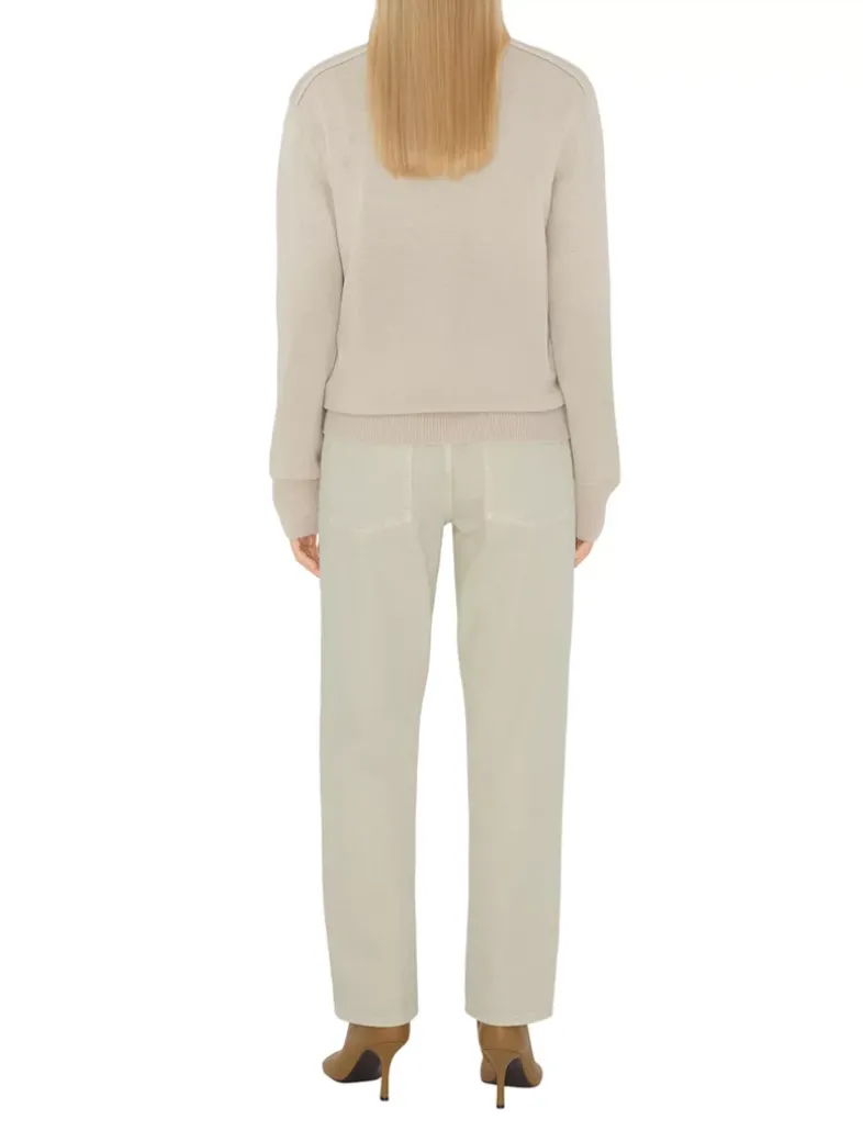 Check Label Wool Sweater