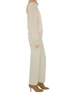 Check Label Wool Sweater