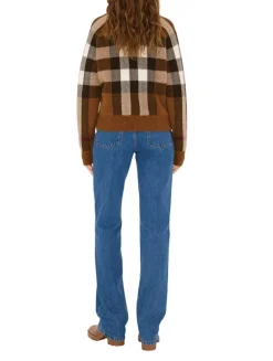 Check Wool Cashmere Bomber Jacket