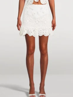 Cherie Lace Mini Skirt