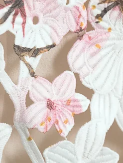 Cherry Blossom Guipure Gown