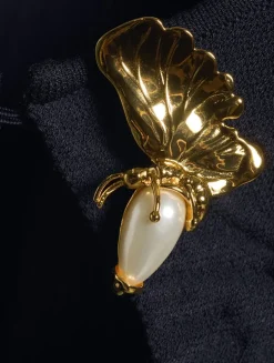 Cherry Blossoms-Embossed Cardigan