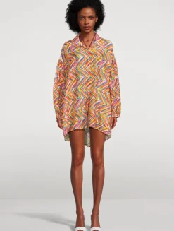 Chevron Cover-Up Shirt