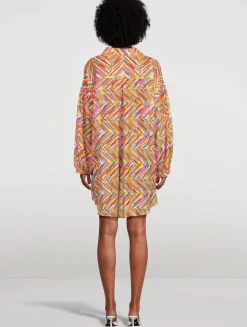 Chevron Cover-Up Shirt