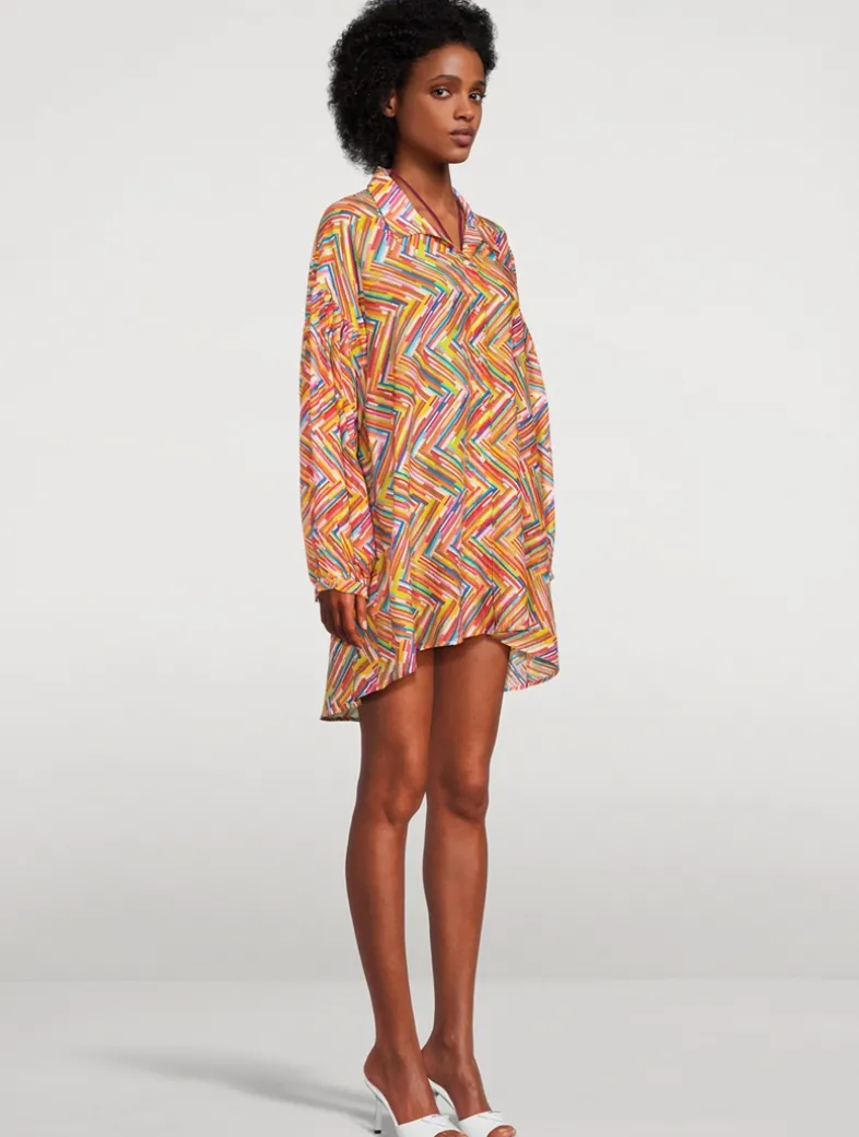 Chevron Cover-Up Shirt