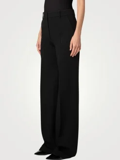 Chiaro Straight-Leg Jersey Trousers