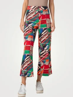 Chieko Jeans In Sea Clipper Print