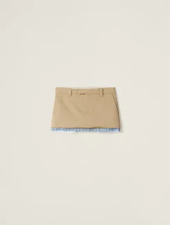 Chino Miniskirt