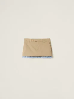 Chino Miniskirt