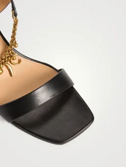 Chloé Charms Leather Sandals