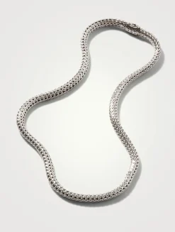 Classic Chain 6.5mm Sterling Silver Necklace