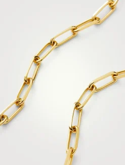 Classic Mini Short Paperclip Chain Necklace