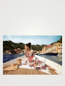 Classic Nudo 18K White And Rose Gold Ring With Sky Blue Topaz