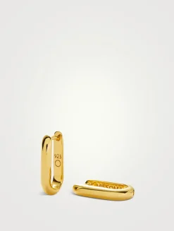 Classic Ovate Hoop Earrings