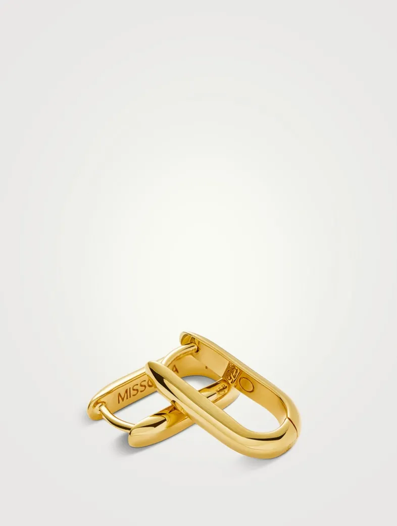 Classic Ovate Hoop Earrings