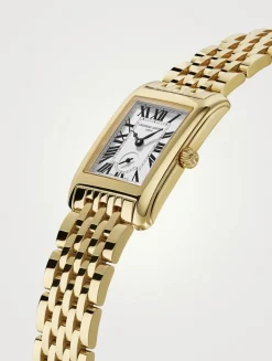 Classics Carrée Gold-Tone Stainless Steel Bracelet Watch