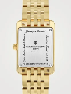 Classics Carrée Gold-Tone Stainless Steel Bracelet Watch