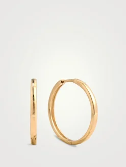Classique 14K Gold Hoop Earrings