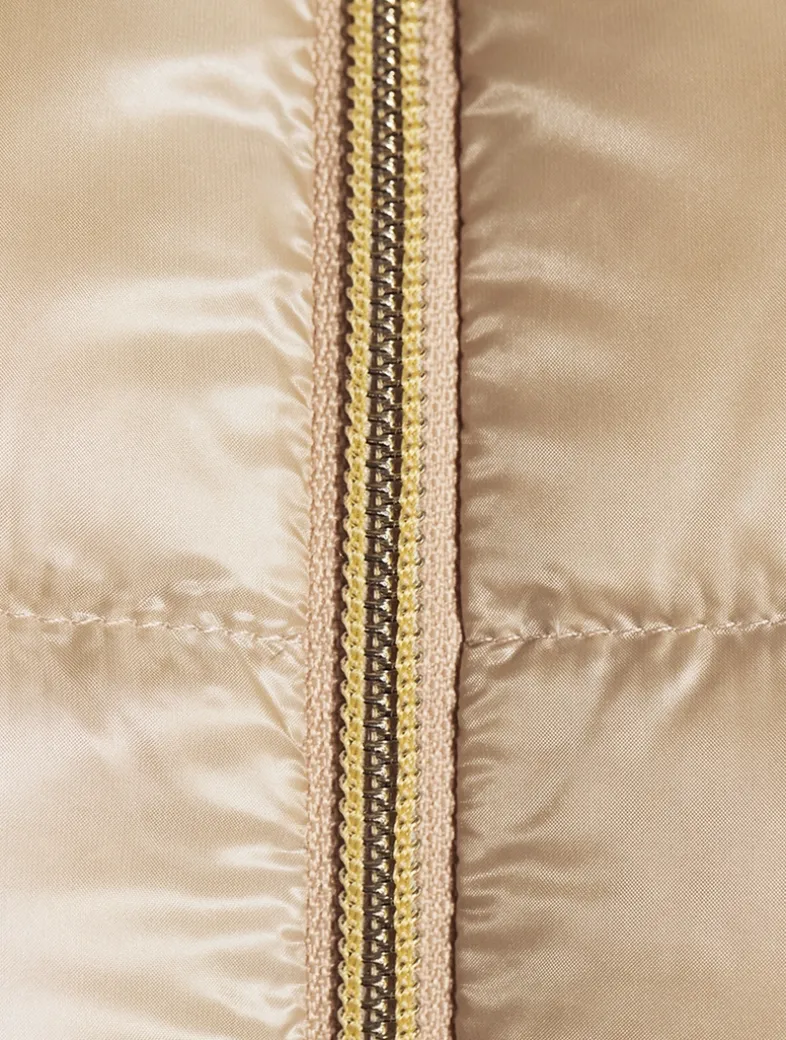 Claudia Faux Fur-Trimmed Down Jacket