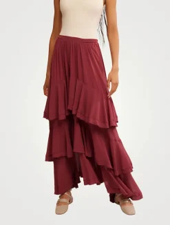 Clementine Tiered Maxi Skirt